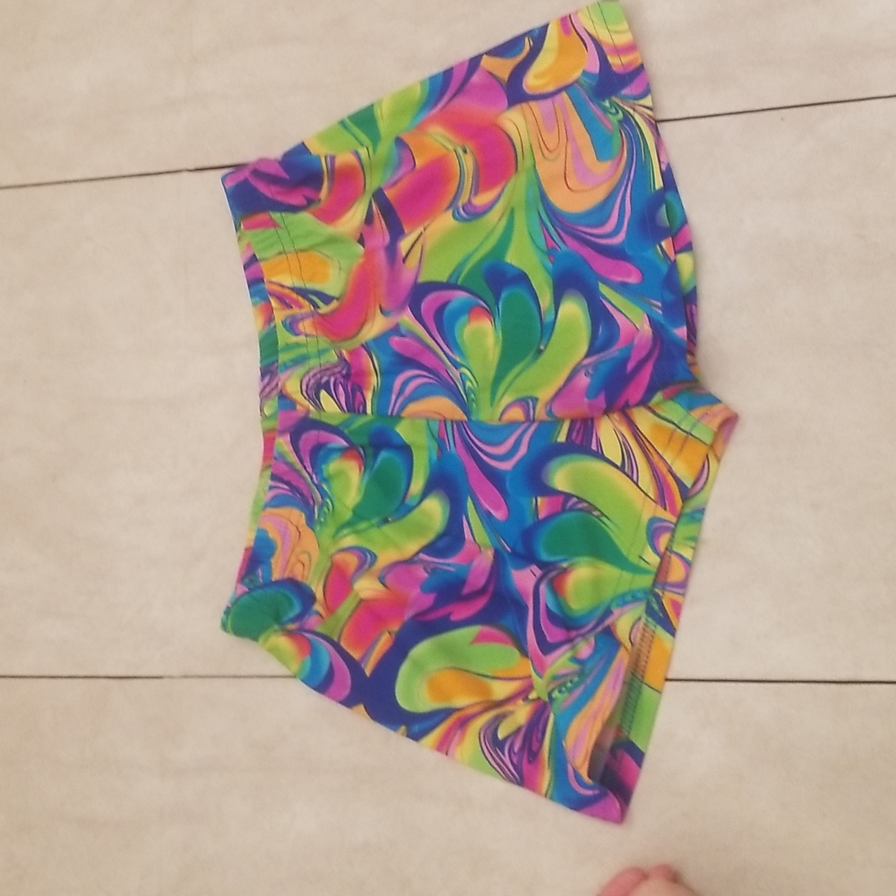 Psychedelic booty shorts